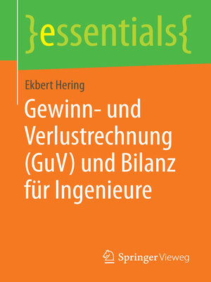 cover image of Gewinn- und Verlustrechnung (GuV) und Bilanz für Ingenieure